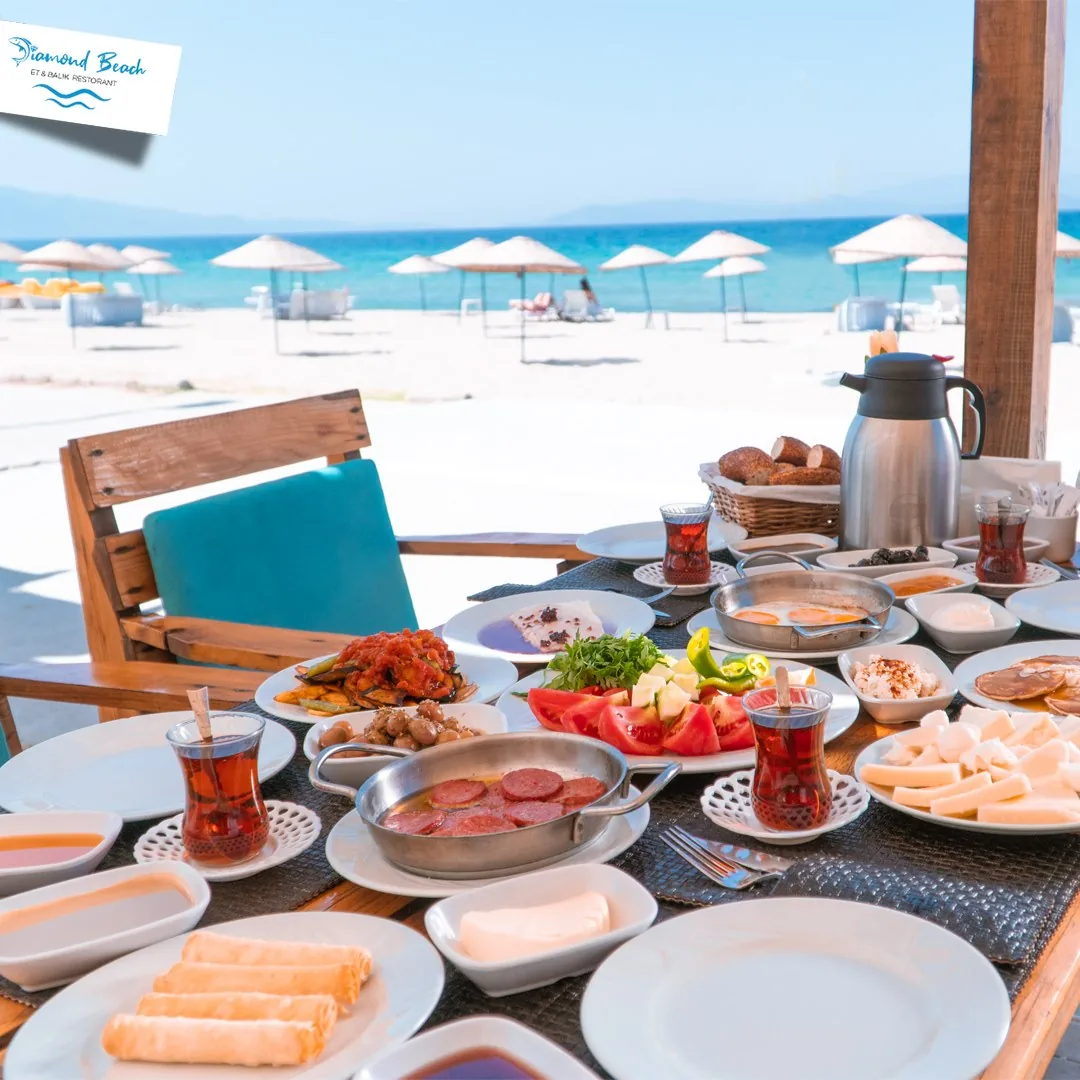 Diamond Restaurant — breakfast by the Aegean shore